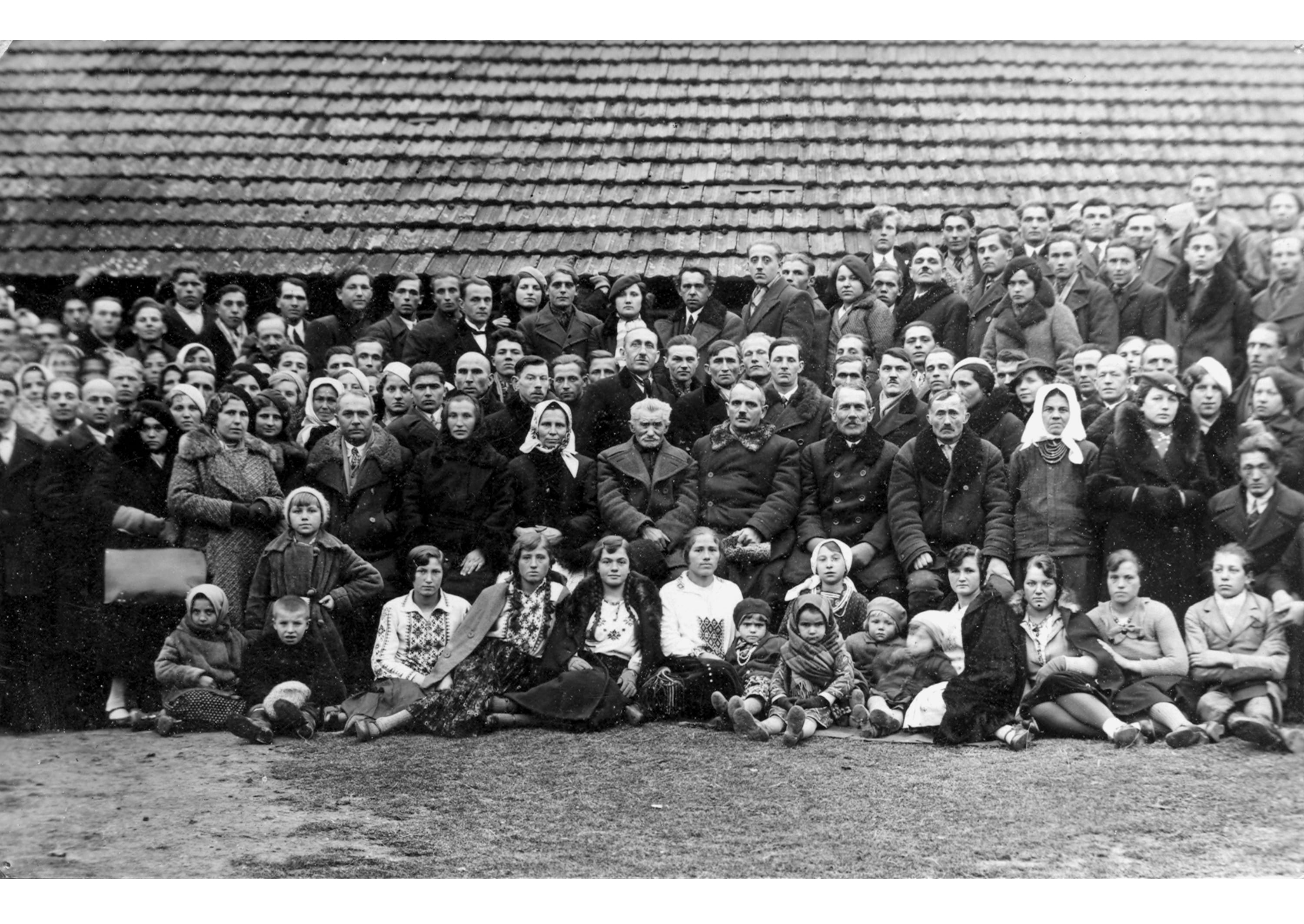 Захар Франко з селянами 1936 р